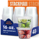 16 ounces - 16 oz. - 48-pack