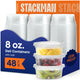 8 ounces - 8 oz. - 48-Piece Set