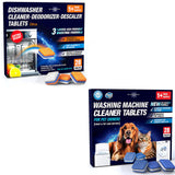 Washing Machine Cleaner Tablets – Self-Care Laundry Solution for Pet Odor and Dander Control, 28 Count