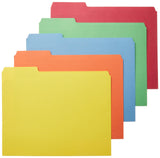 Amazon Basics Letter Size Manila File Folders 100-Pack for Legal Professionals, Preparing Case Files and Client Records by Tabbed Section