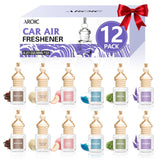 AROIC 6Pack Car Air Freshener – Hanging Essential Oil Diffuser, Thoughtful Birthday Gift for Mom and Women