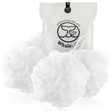 WhaleLife Bath Loofah Sponge – Matte Black Shower Decor for Cozy Bathroom Aesthetic