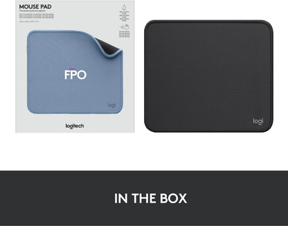 Logitech Studio Series Desk Pad – Hybrid Office Mat for MacBook Neo and Multi-Device Workstations