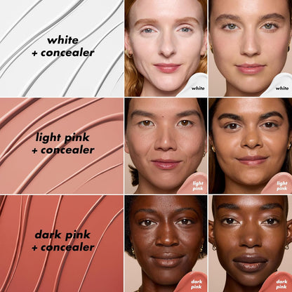 long-lasting, cake-resistant, crease-resistant, and transfer-resistant wear