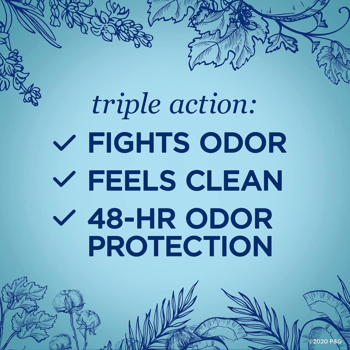 long-lasting odor protection suitable for active days