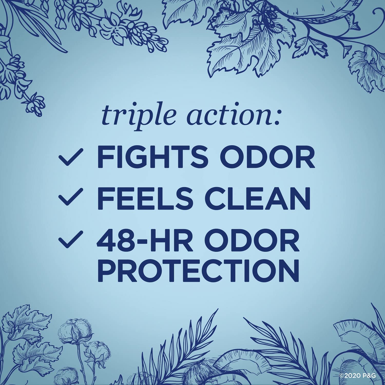 long-lasting odor protection suitable for active days