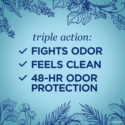 long-lasting odor protection suitable for active days