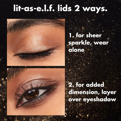long-lasting wash of sparkle designed for party wear