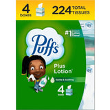 Puffs Plus Lotion Facial Tissue Cube Boxes Thoughtful Care Package Gift for Mom During Cold and Flu Season