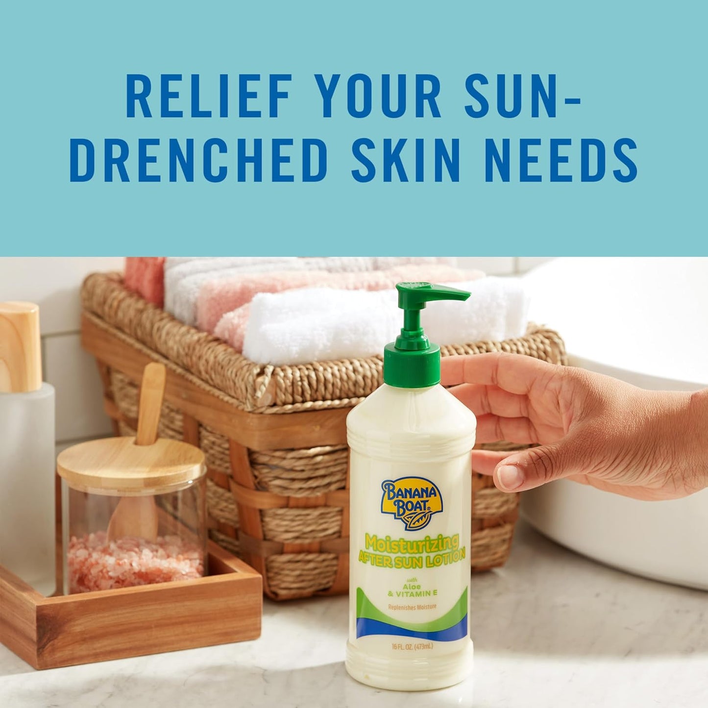 lotion texture designed to replenish moisture after sun, wind, and water exposure