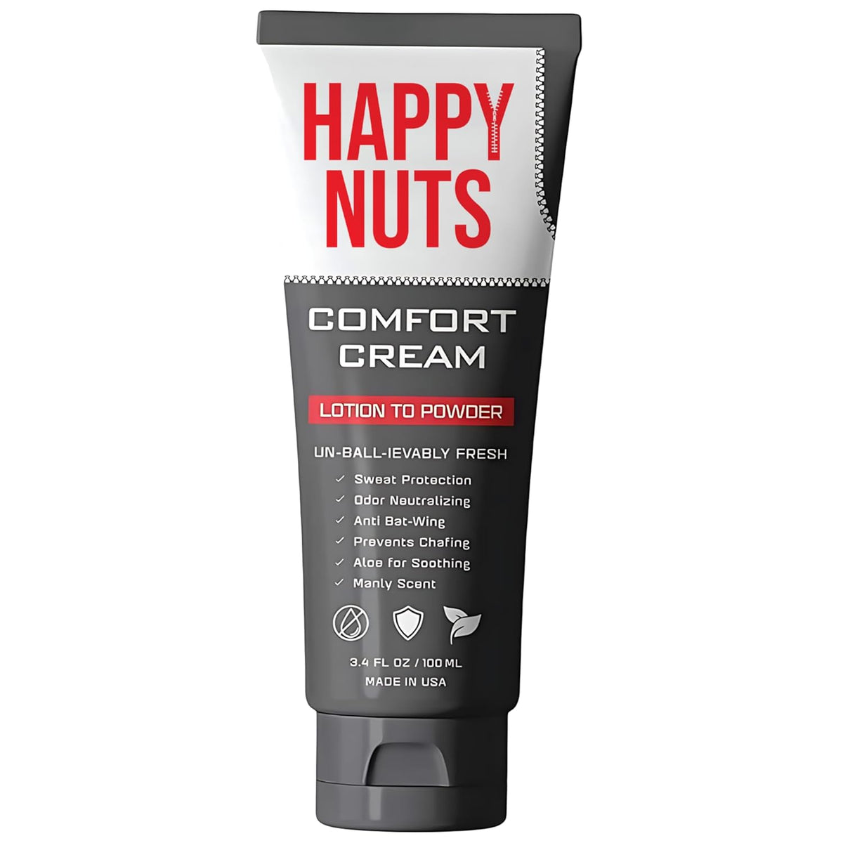 lotion-to-powder technology that creates a dry, anti-friction barrier on skin