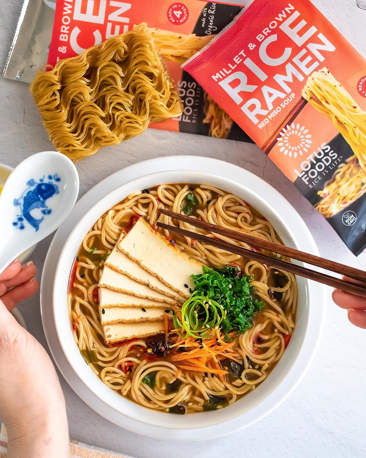 Lotus Foods Organic Miso Ramen – Travel-Friendly Single Pack for Hotel Rooms and Short-Term Rental Meal Kits