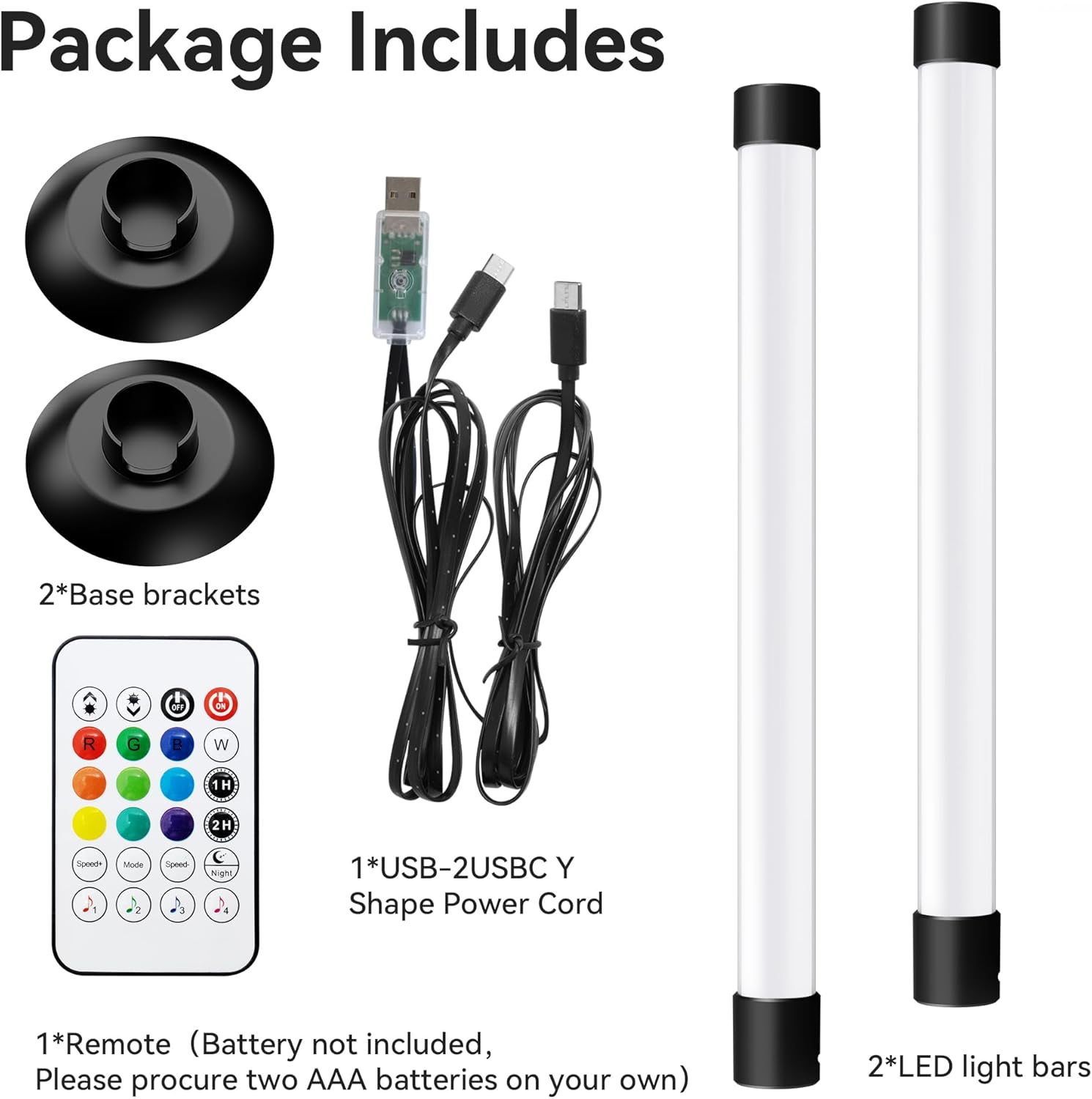 LotusLamp X LED Light Bar – Home Office Desk Companion, White Light Mode for Focus Work Behind Monitor