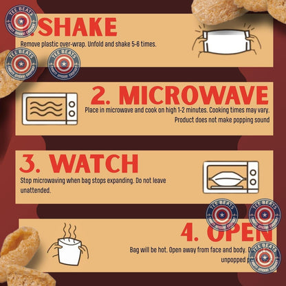 Lowrey's Bacon Curls Microwave Pork Rinds (Chicharrones), Original – Low-Carb Mindful Snacking for Home Wellness Routines