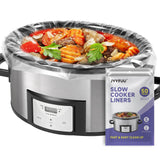 Slow Cooker Liners 3-8 Quart, 30 Count – No-Mess Liners for Picky Eater Family Dinners