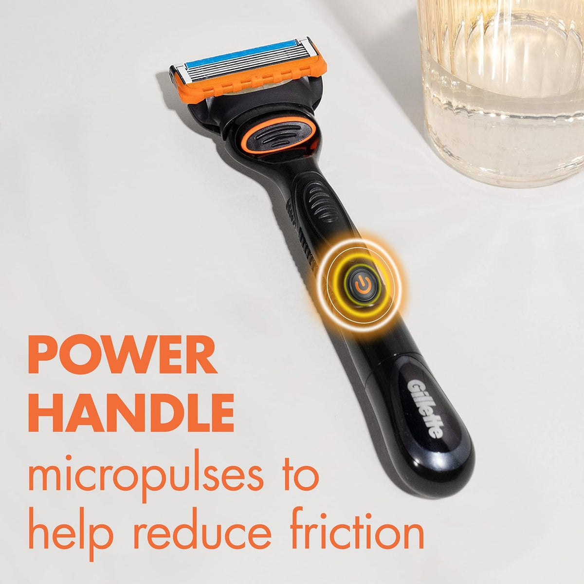 lubrication strip for glide and comfort (standard fusion5 feature)