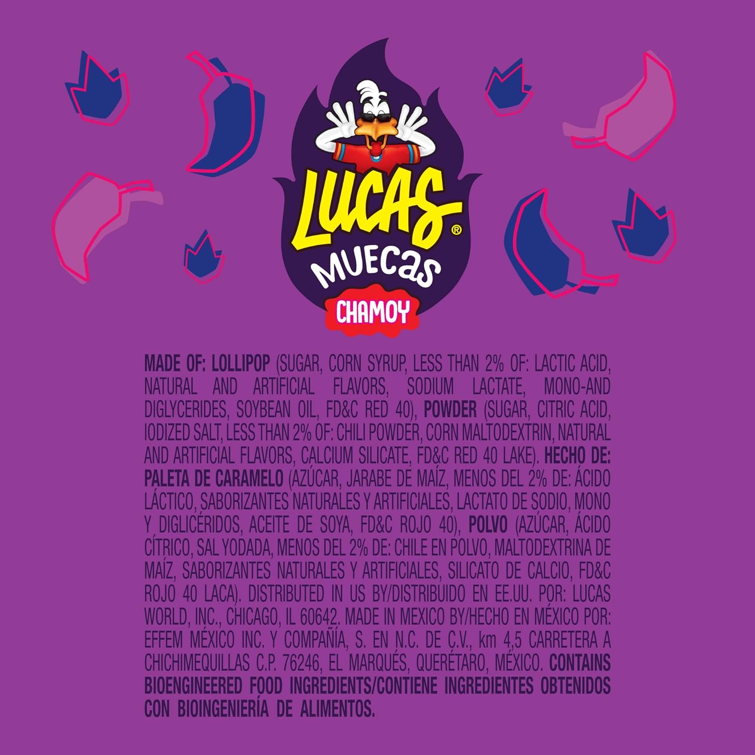 Lucas Muecas Chamoy Lollipops – Portable Mexican Candy for Road Trips, Camping Snacks, and Outdoor Festivals