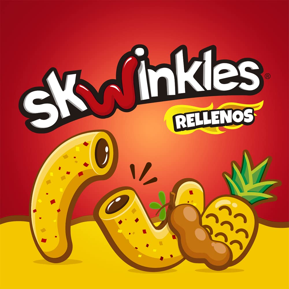 Lucas Skwinkles Mexican Candy – Fun-Size Pineapple Tamarind Packs for Birthday Parties and Playdates