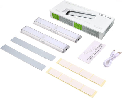 LucentGlow 2-Pack Motion Light – Thoughtful Housewarming Gift for New Apartment Dwellers, Practical Rechargeable LED