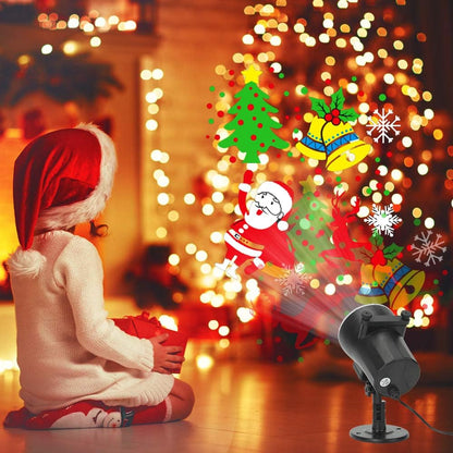 Lumaflair AuraGlow Outdoor Projector – Weatherproof Holiday Light for Patio, Garden, and Driveway Displays