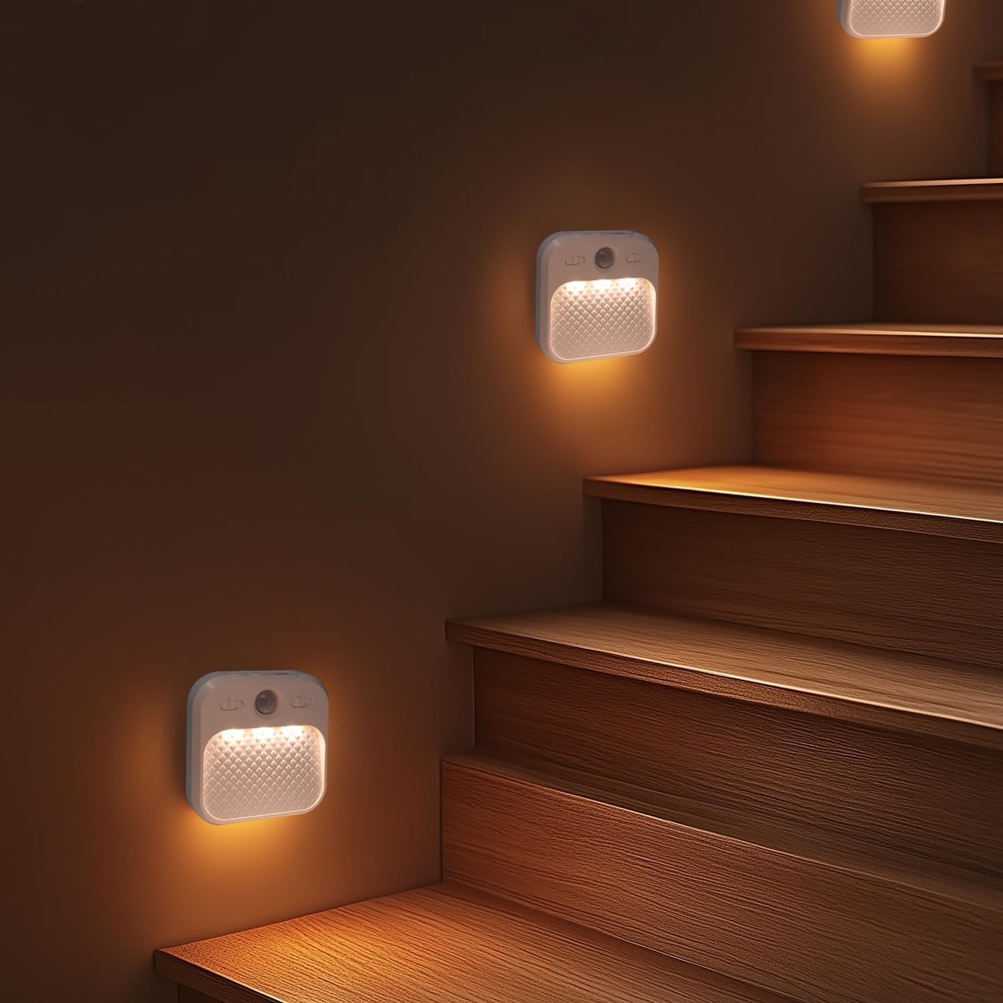 LumaGlow LED Night Light 2 Pack – Ambient Bedroom Decor with 3 Adjustable Color Temperatures
