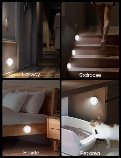 LumaGlow Tool-Free Puck Light – Clutter-Free Wireless Lighting for Intentional Apartments, Capsule Wardrobes, and Edit Closets
