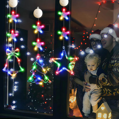 Lumalights Child-Safe Christmas Window Lights – Cool LED Decor for Nursery, Playroom & Kids' Bedroom