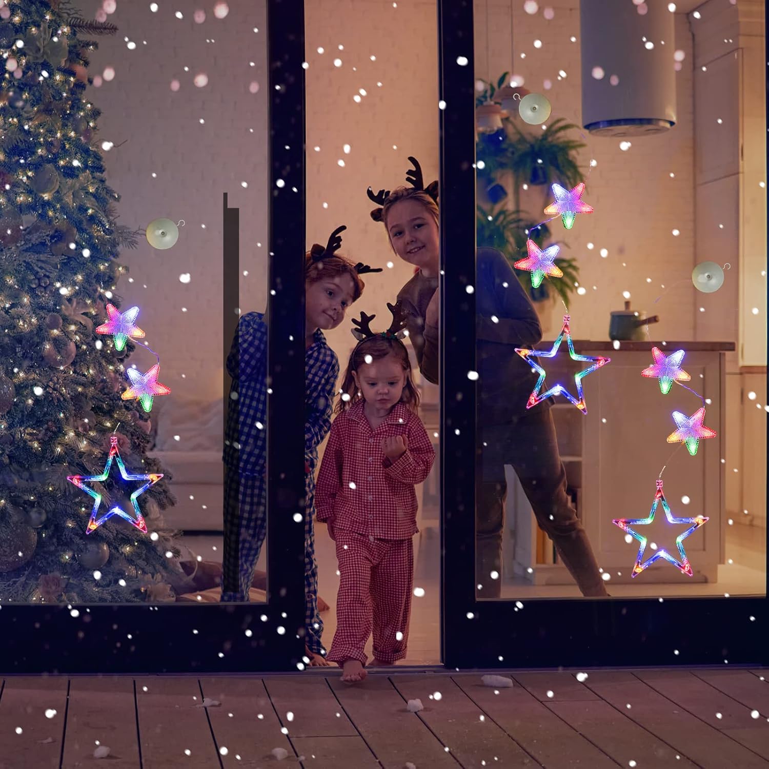 Lumalights Child-Safe Christmas Window Lights – Cool LED Decor for Nursery, Playroom & Kids' Bedroom