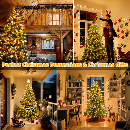 Lumastream 300 LED Christmas Tree Lights – Thoughtful Holiday Gift for Hosts and Home Decor Enthusiasts