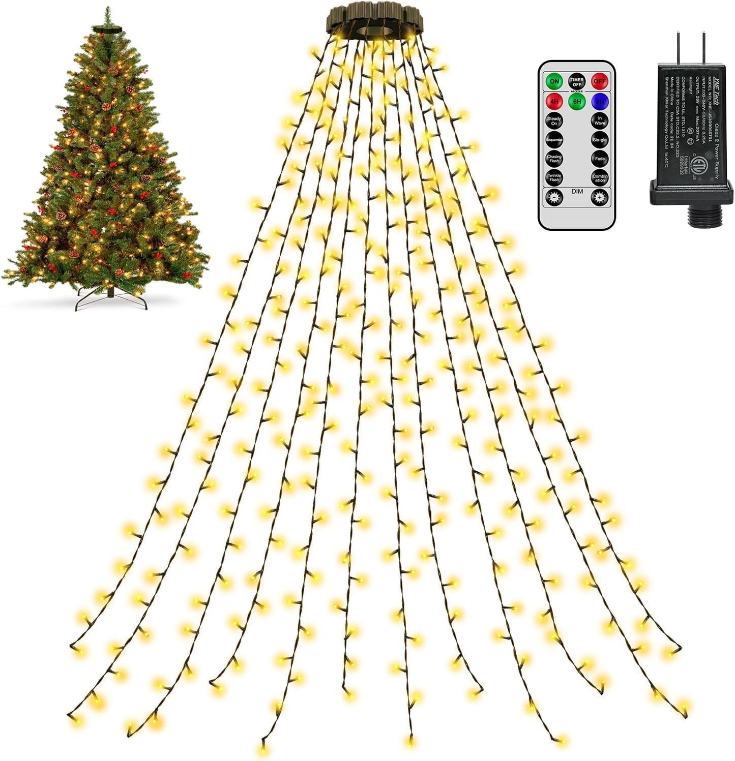 Lumastream 300 LED Christmas Tree Lights – Thoughtful Holiday Gift for Hosts and Home Decor Enthusiasts