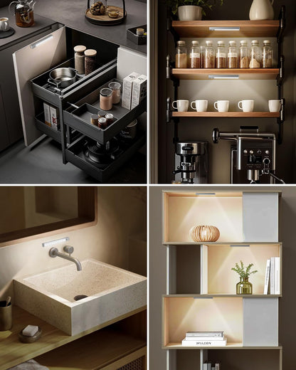 LumenGlow Motion Cabinet Light – Focused Home Office and Study Nook Task Lighting