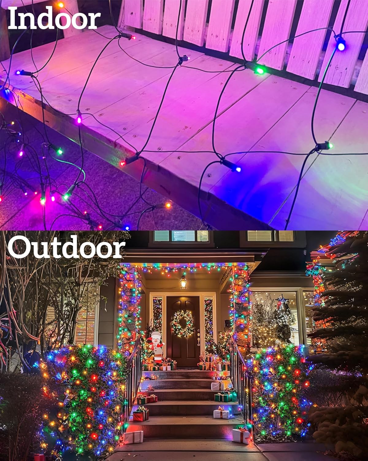 LumEver LED Christmas Net Lights 6x6ft Thoughtful Holiday Gift for Home Decorators