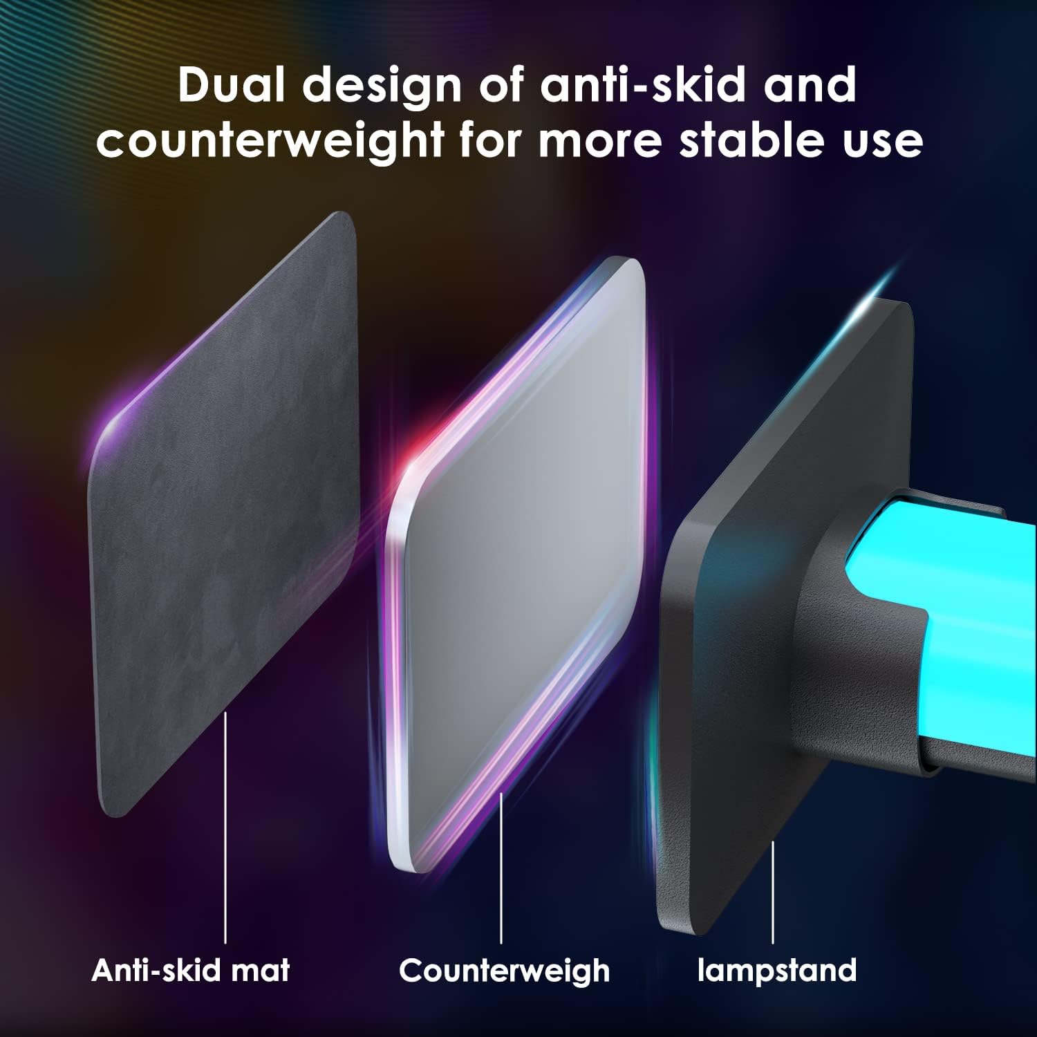 LUMI RGB Light Bar – Thoughtful Birthday Gift for Her, App Controlled Mood Light
