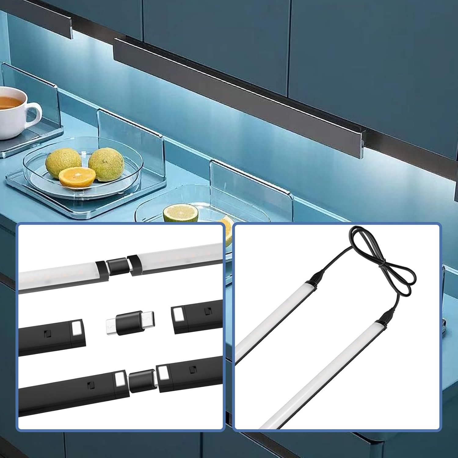 LumiBar Dimmable Under Cabinet Light – Focus-Ready Task Lighting for Home Office and Study Desks