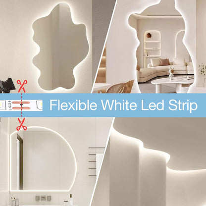 Lumichoice AuraGlow LED Strip Lights – Clean Line Under Cabinet Lighting, 8mm Slim Dimmable Tape for Intentional Minimal Spaces