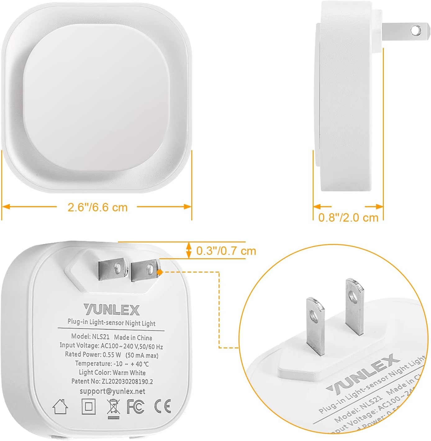 LumiDream Decor Night Light 2 Pack, 10 Color Options to Match Bedroom and Living Room Aesthetic