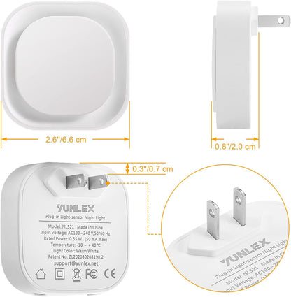 LumiDream Decor Night Light 2 Pack, 10 Color Options to Match Bedroom and Living Room Aesthetic
