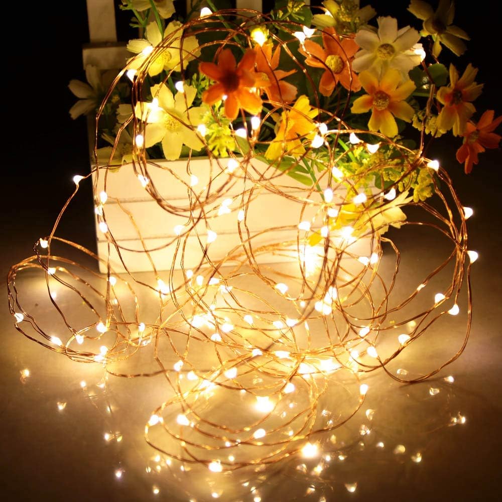 Lumify Kids Room LED Fairy Lights Battery Operated – Cool Touch, No Flame Nursery Nightlight for Cribs and Bookshelves