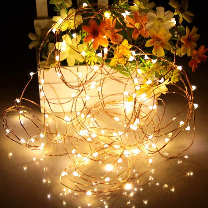 Lumify Kids Room LED Fairy Lights Battery Operated – Cool Touch, No Flame Nursery Nightlight for Cribs and Bookshelves
