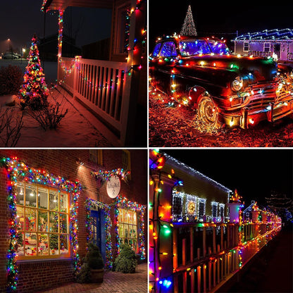 Lumify Solar C6 Strawberry Lights – Cool-to-Touch 100 LED String Lights for Kids' Playhouse and Backyard Family Zones