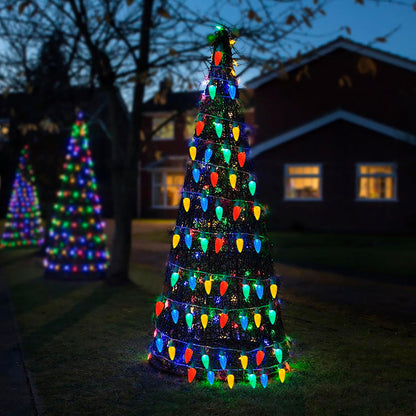 Lumify Solar C6 Strawberry Lights – Cool-to-Touch 100 LED String Lights for Kids' Playhouse and Backyard Family Zones