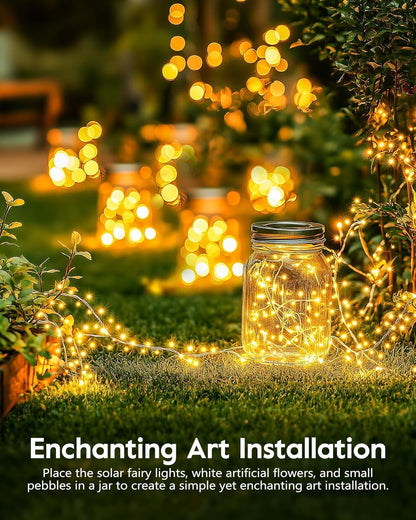 Lumify Solar String Lights – Clean Warm White Glow for Intentional, Uncluttered Spaces