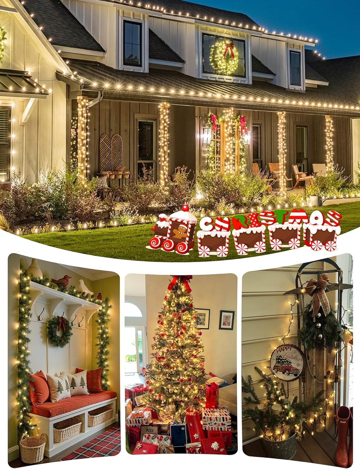 LumifyHome Flicker-Free LED String Lights – Cool-to-Touch, Kid & Pet Safe Holiday Lighting