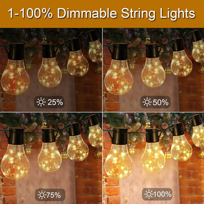 LumifyPro Battery Hanging String Lights 20 Cool to Touch LED Bulbs, Safe Kids Bedroom and Nursery Decor with 8 Modes Timer