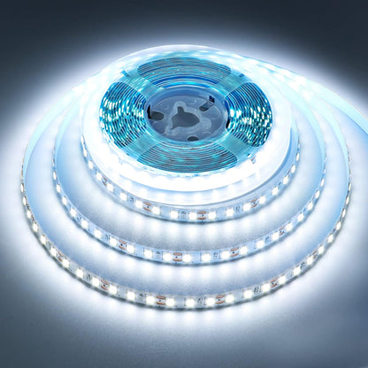Lumiglow 12V LED Strip Light – Child-Safe Low-Heat Accent for Nursery and Kids Bedroom, 16.4ft Warm White Tape