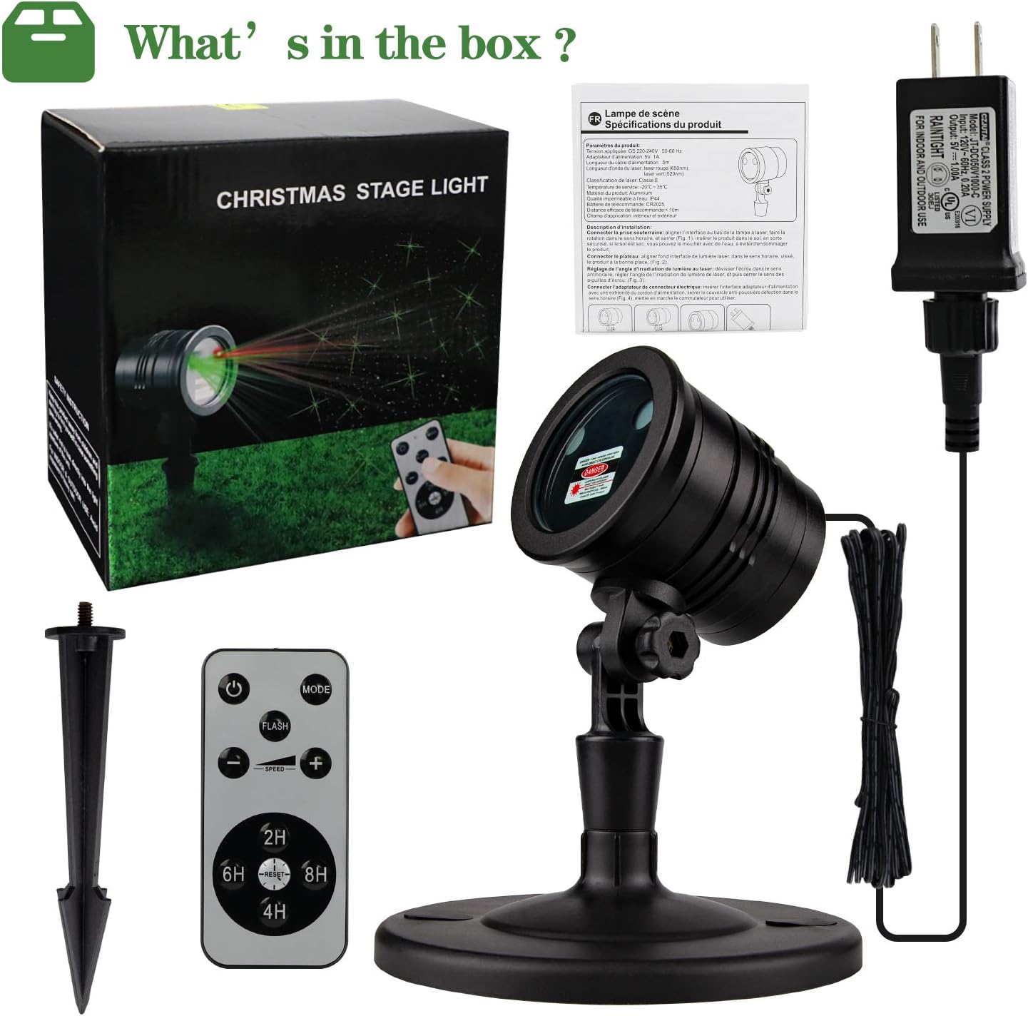 Lumilux Glow Star Projector – Thoughtful Housewarming Gift for New Homeowners, Indoor Outdoor Holiday Decor with RF Remote
