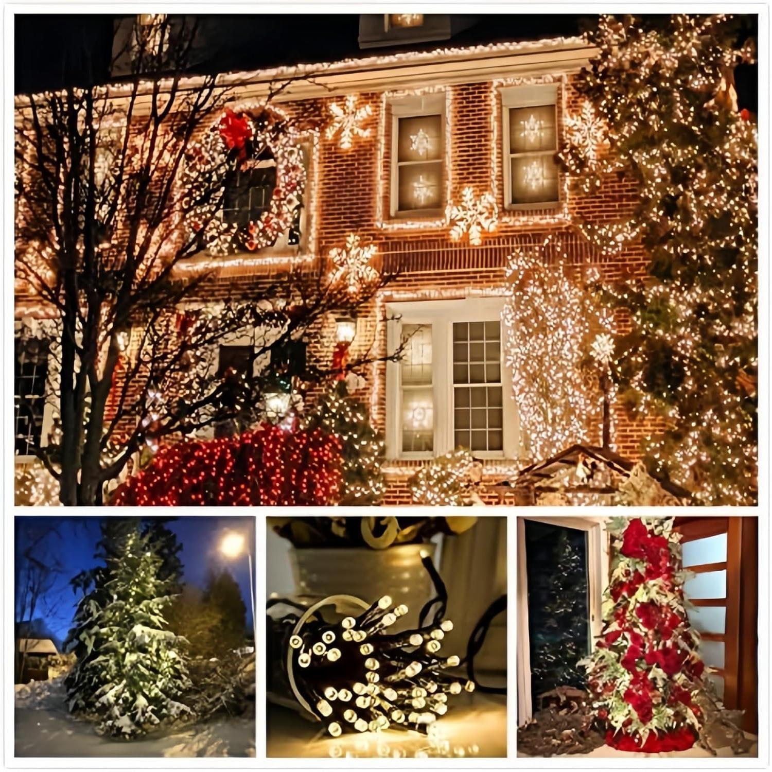 Lumimuse Solar String Lights – 200 LED Waterproof Patio and Camping Lights with 8 Modes for Backyard, Garden and Open-Air Gatherings