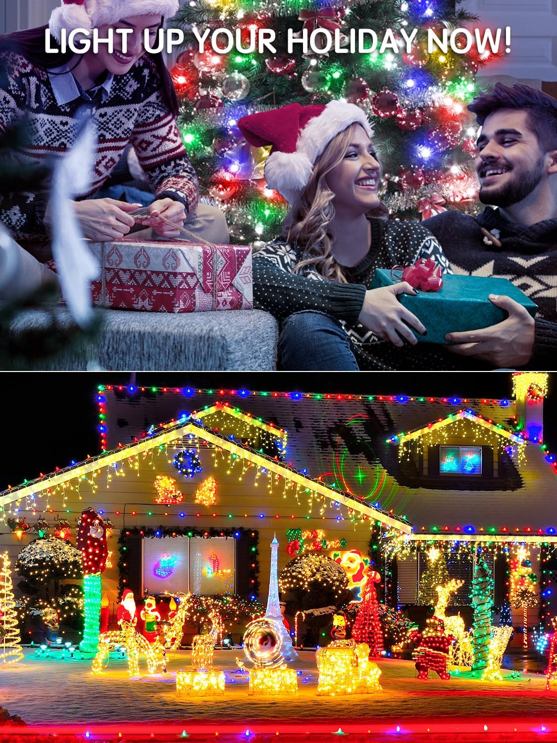 LuminaGlow Pro Nursery Safe LED String Lights – 115FT Cool Touch 300 LED, UL Certified for Kids Room