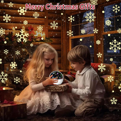 LuminoCrib Kids Night Light Projector with 15 Modes and 360° Rotation – Flame-Free Sleep Companion for Boys and Girls