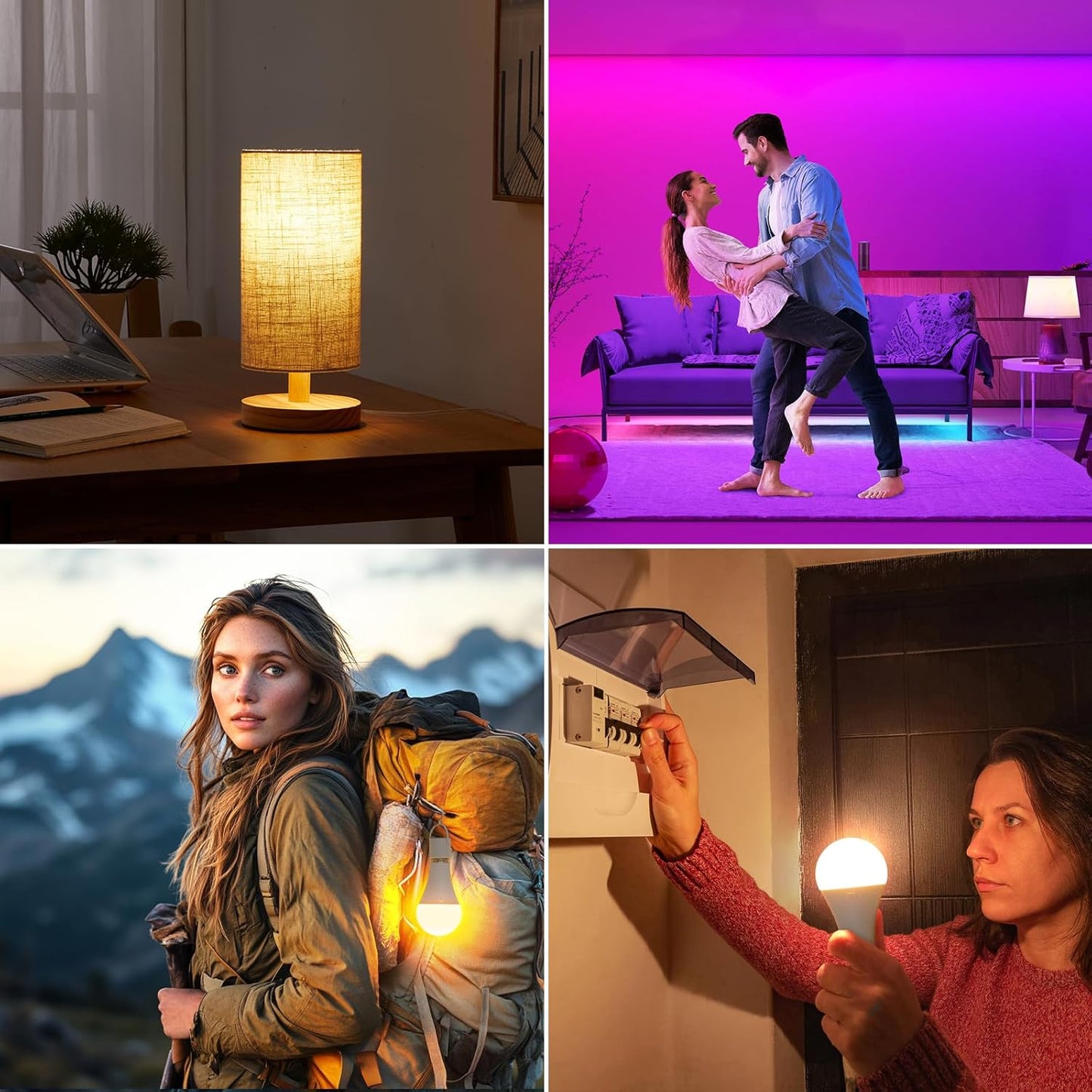 LuminWick Kids Night Light Bulb – Cool-Touch, Timer-Set LED for Nursery, Bedroom, and Playroom